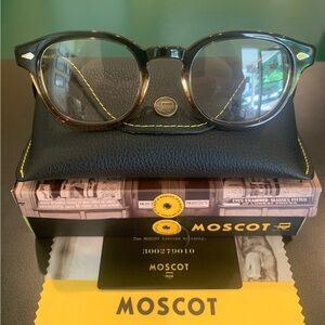 MOSCOT ORIGINALS NYC LEMTOSH
GREY-BROWN FADE 49mm Round Eyeglasses